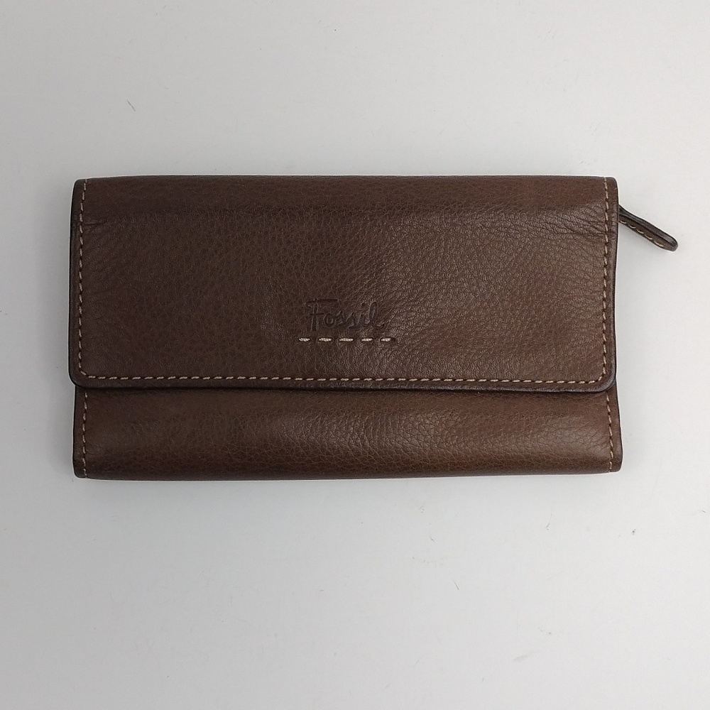 Fossil Brown Leather Wallet